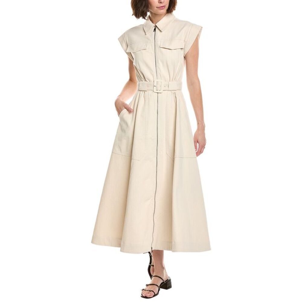 Nicholas Womens Trisha Utility Midi Dress